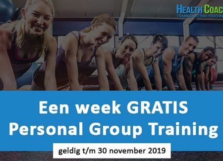 Start nu met 1 week gratis Personal Group Training